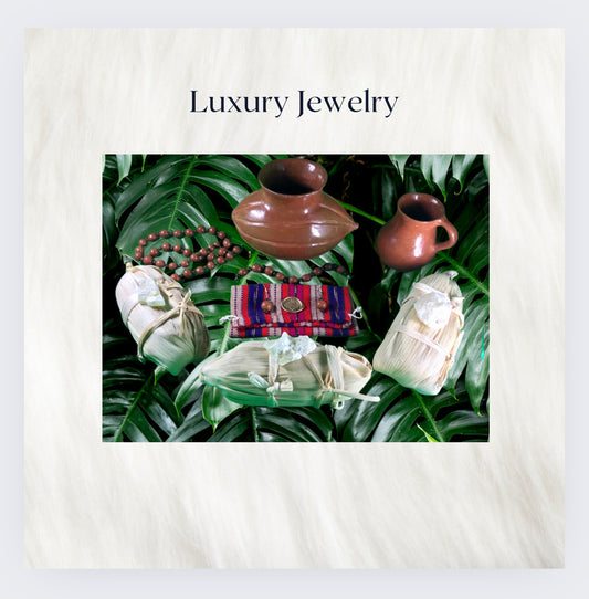 NEW Mayan Artisan Clay Beaded Jewelry Complete Set (Necklace+ Bracelet+ Earrings)