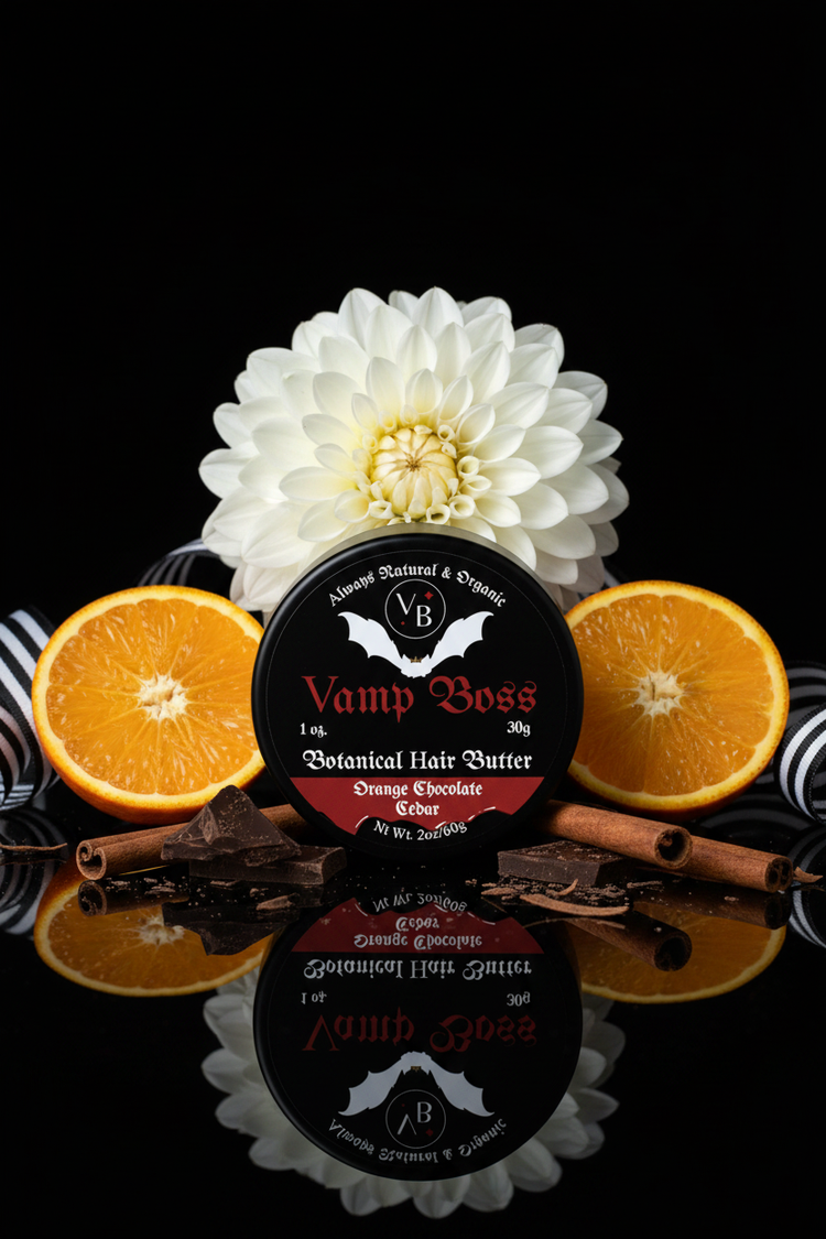 Hair Butter - Black Dahlia - Bat Label