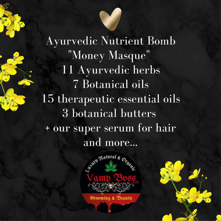 Luxury “Money Masque” for Hair: Ayurvedic Nutrient Bomb